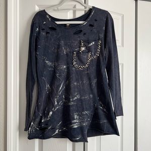 zarga women long sleeve shirt size small